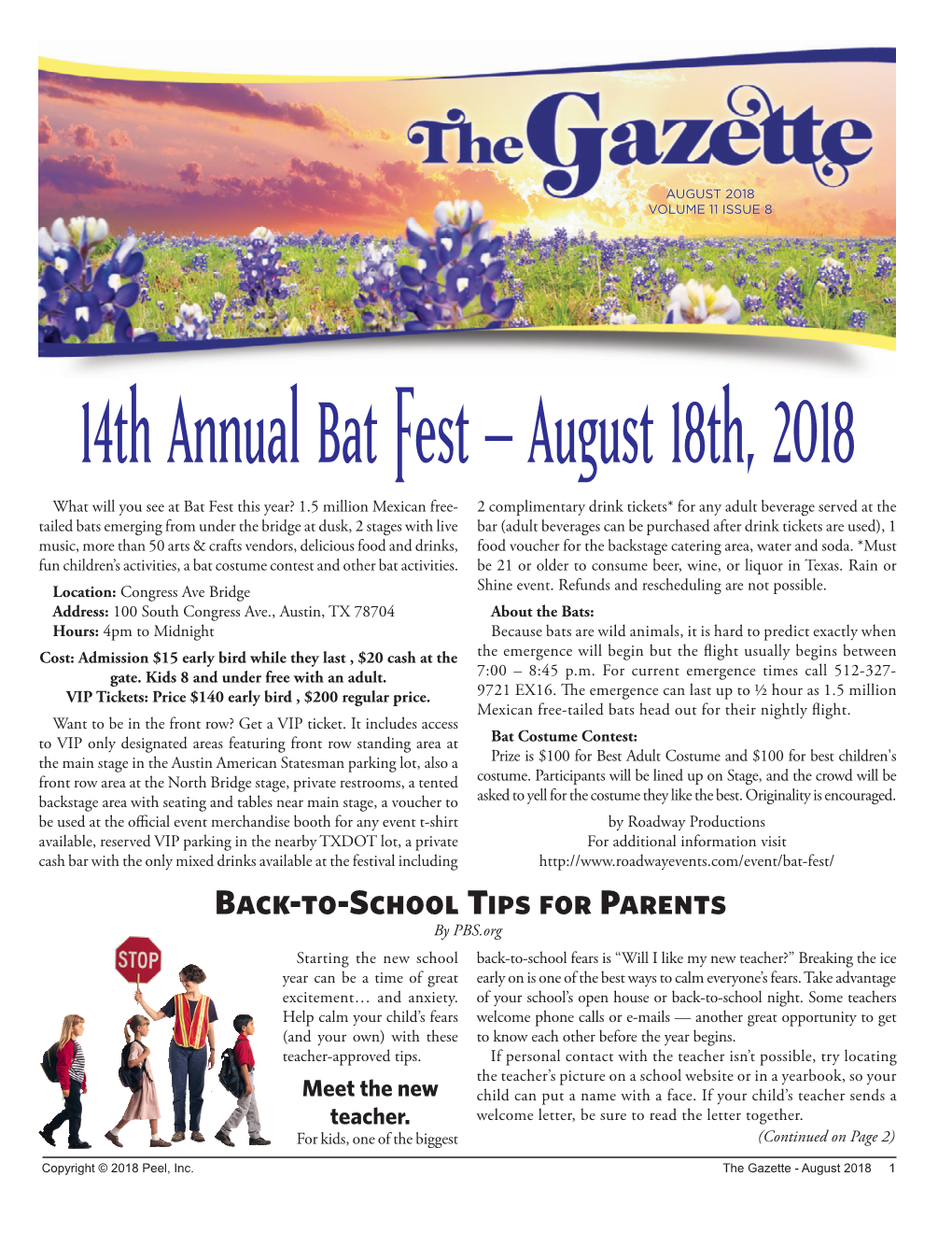 14Th Annual Bat Fest – August 18Th, 2018