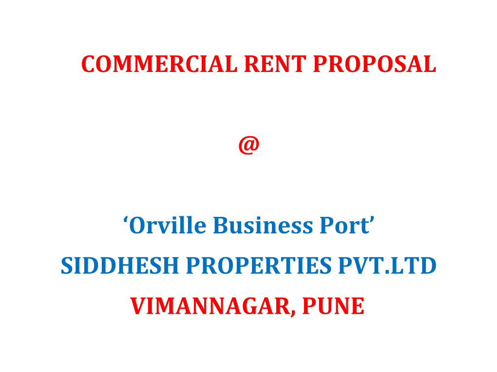 Siddhesh Properties Pvt.Ltd Vimannagar, Pune