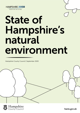 State of the Natural Environment 3 1 Introduction 2 Key Findings