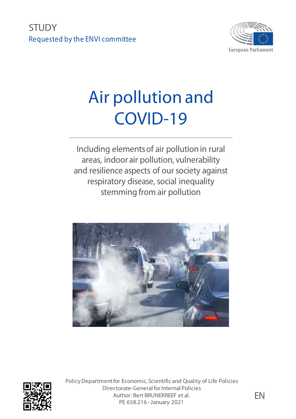 Study on Air Pollution and COVID-19