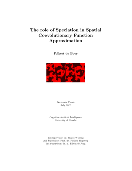 The Role of Speciation in Spatial Coevolutionary Function Approximation