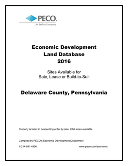 Land Database Delaware County
