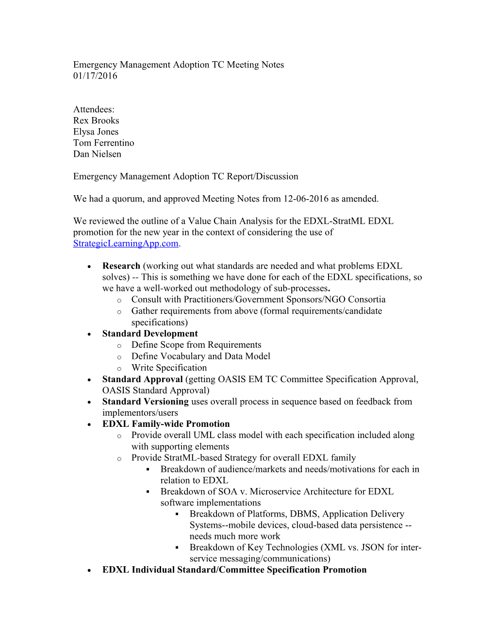 Emergency Management Adoption TC Meeting Notes s1