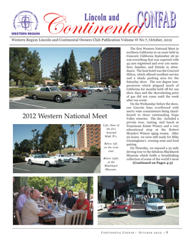 Western Region LCOC Confab – 201210