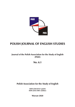 Polish Journal of English Studies