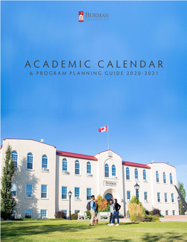 Academic Calendar & Program Planning Guide / 2018-2019