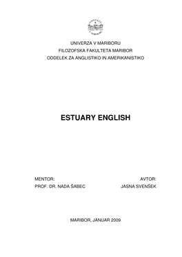 Estuary English