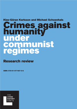 Crimes Against Humanity Under Communist Regimes