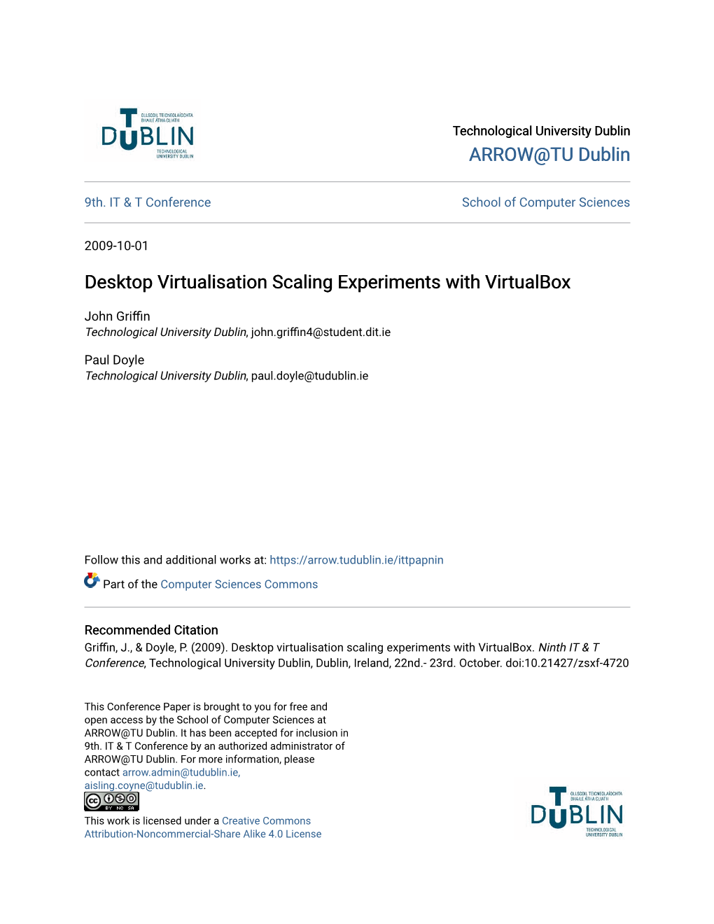 Desktop Virtualisation Scaling Experiments with Virtualbox
