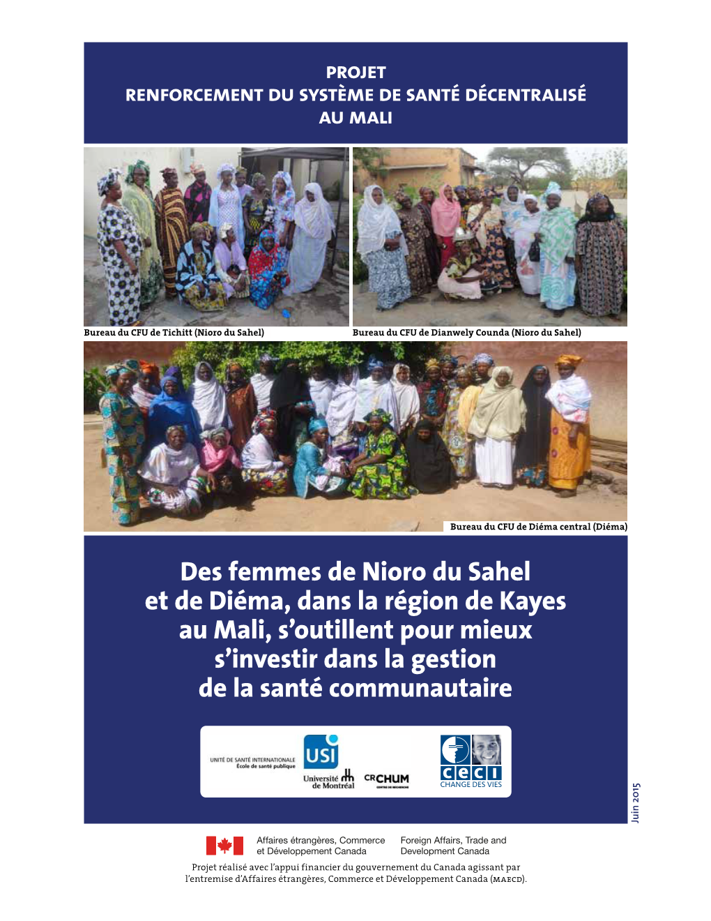Des Femmes De Nioro Du Sahel Et De Diéma, Dans La Région De Kayes Au