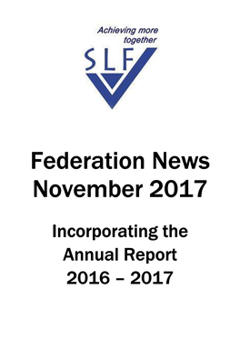 Federation News November 2017