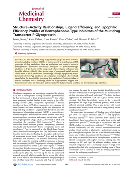 Structure−Activity Relationships, Ligand Efficiency, and Lipophilic