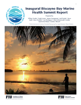 Inaugural Biscayne Bay Marine Health Summit Report
