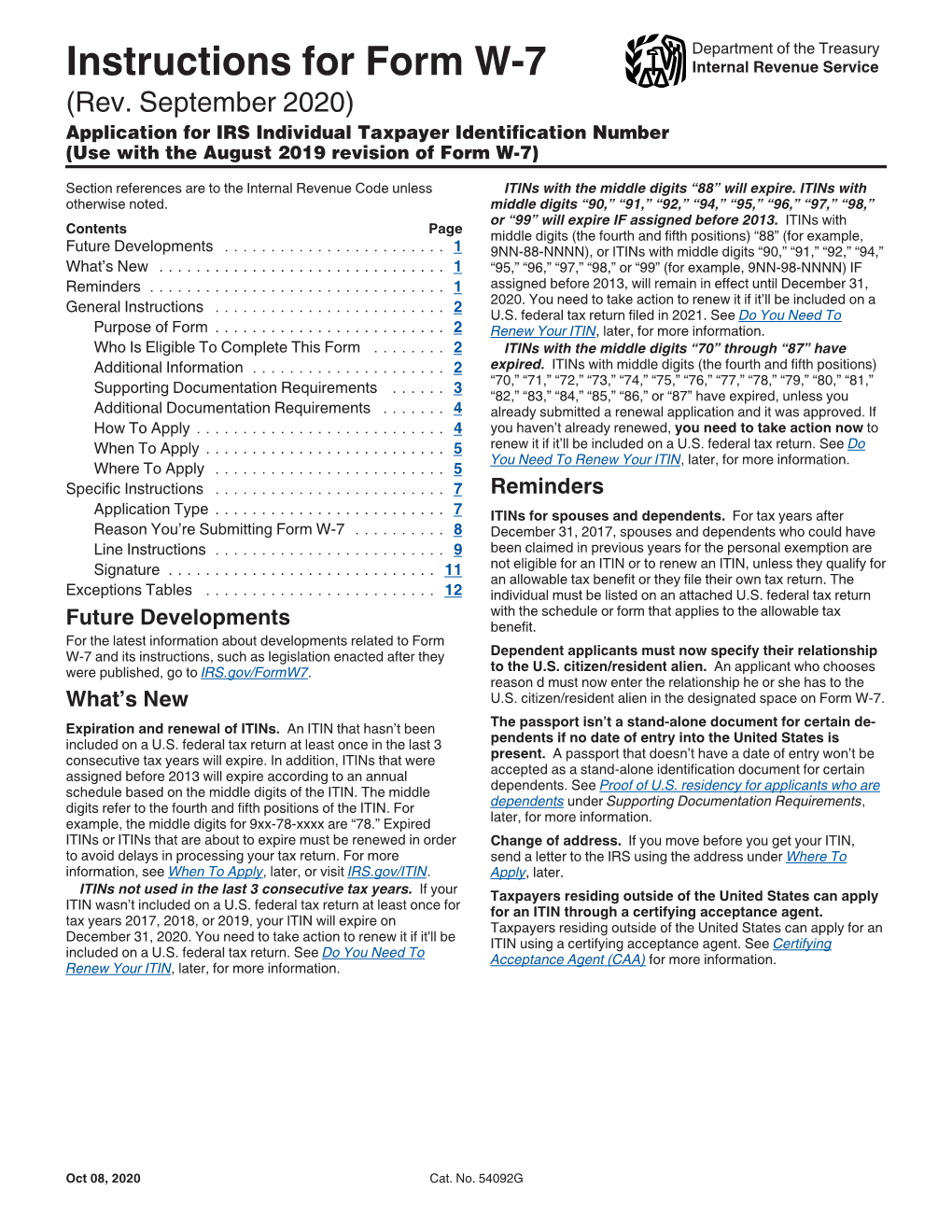 Instructions for Form W-7 (Rev. September 2020) Page 3 of 15 Fileid: … Ons/IW-7/202009/A/XML/Cycle03/Source 7:24 - 8-Oct-2020