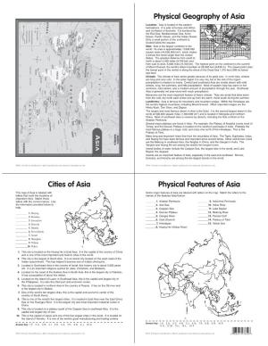 Physical Geography of Asia
