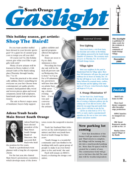 Gaslight Layout, 4 Pages