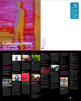 California Video Researchthe Getty Institute Andthej