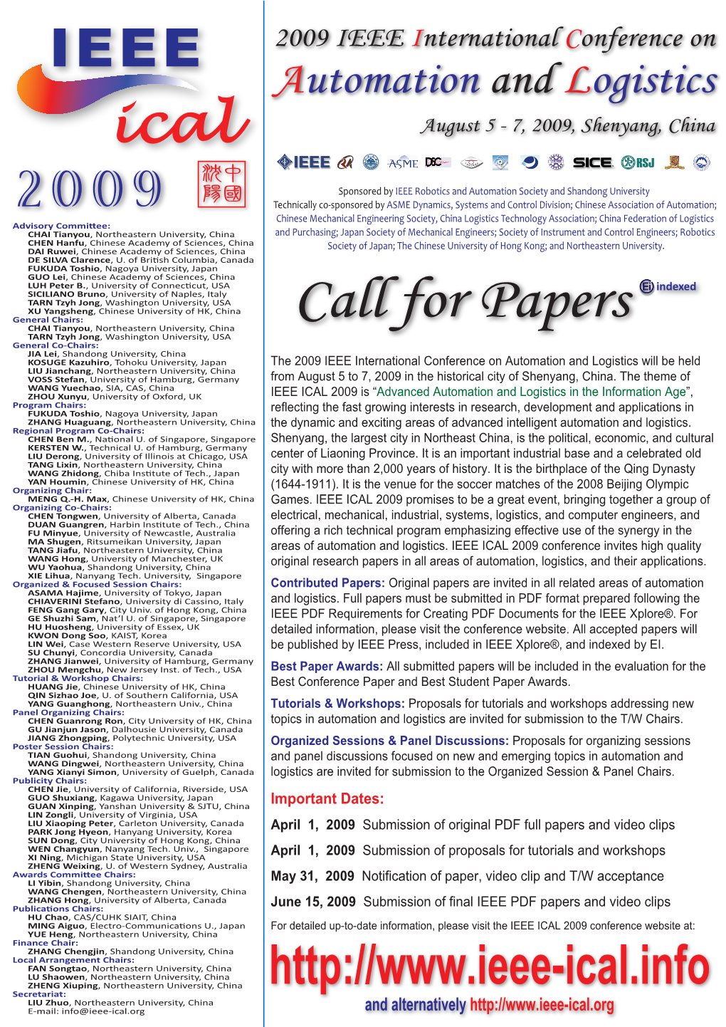 Call for Papers