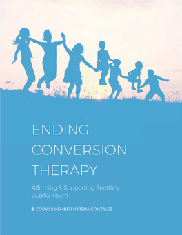 Conversion Therapy White Paper.Indd