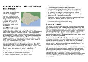 CHAPTER 3: What Is Distinctive About East Sussex?