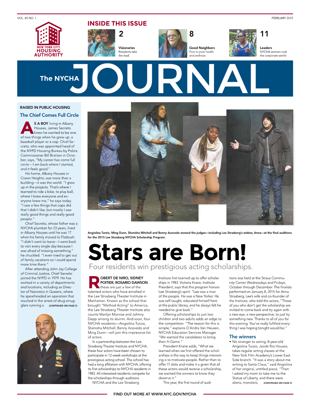 Stars Are Born! More Time There.” After Attending John Jay College Four Residents Win Prestigious Acting Scholarships