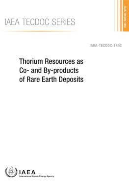 IAEA TECDOC SERIES Thorium Resources As Co- and By-Products of Rare Earth Deposits