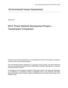 Power Network Development Project – PPTA Consultant