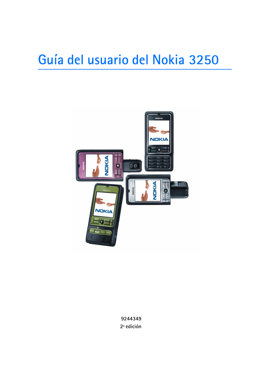 Guía Del Usuario Del Nokia 3250