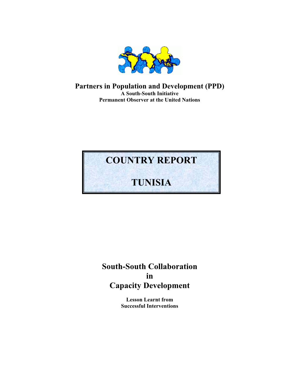 Country Report Tunisia