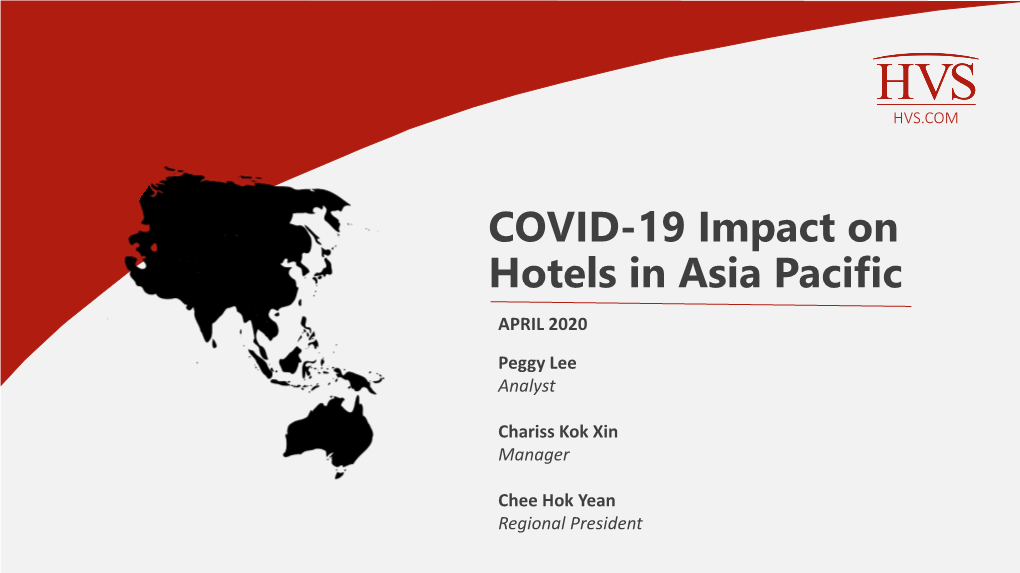 COVID-19 Impact on Hotels in Asia Pacific