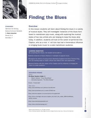 Finding the Blues