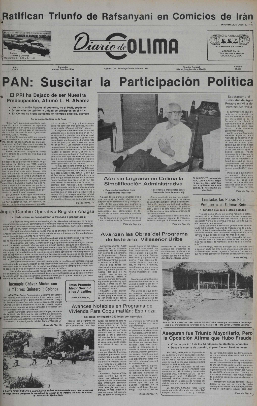 PAN : Suscitar La Participación Política