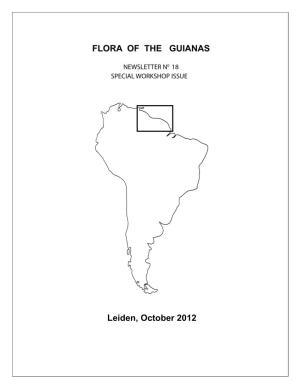 Flora of the Guianas Project