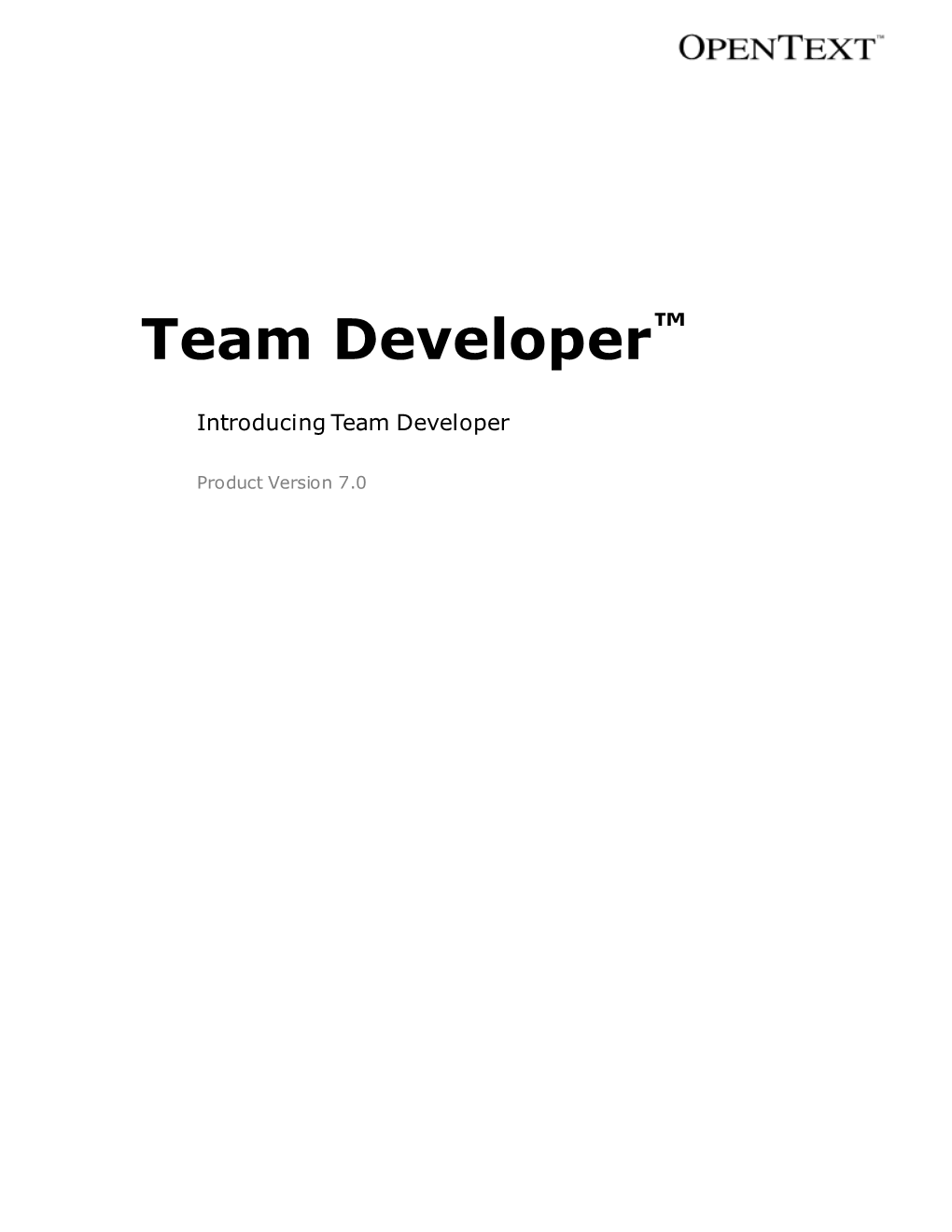 Team Developer™