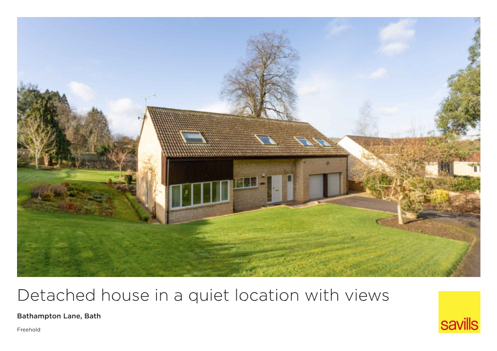 Detached House in a Quiet Location with Views