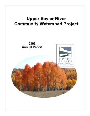 Upper Sevier River Community Watershed Project