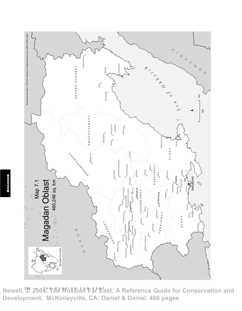 Magadan Oblast 460,246 Sq