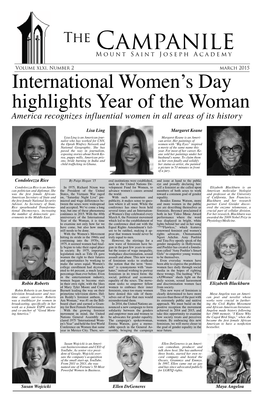 International Women's Day Highlights Year of the Woman