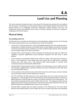 Land Use and Planning