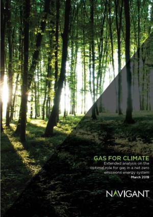 The Optimal Role for Gas in a Net-Zero Emissions Energy System