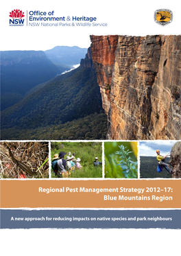 Regional Pest Management Strategy 2012–17: Blue Mountains Region