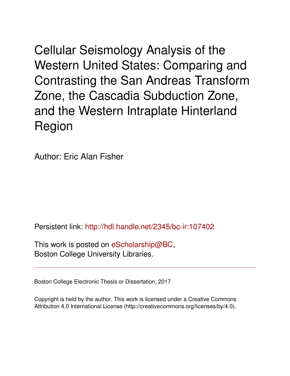 Cellular Seismology Analysis of the Western United States: Comparing