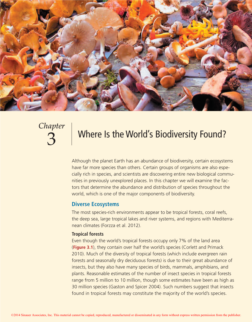 3 Where Is the World's Biodiversity Found?