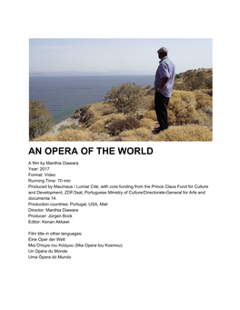 An Opera of the World