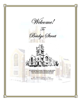 History of Bridge Street African Wesleyan Methodist Episcopal Church