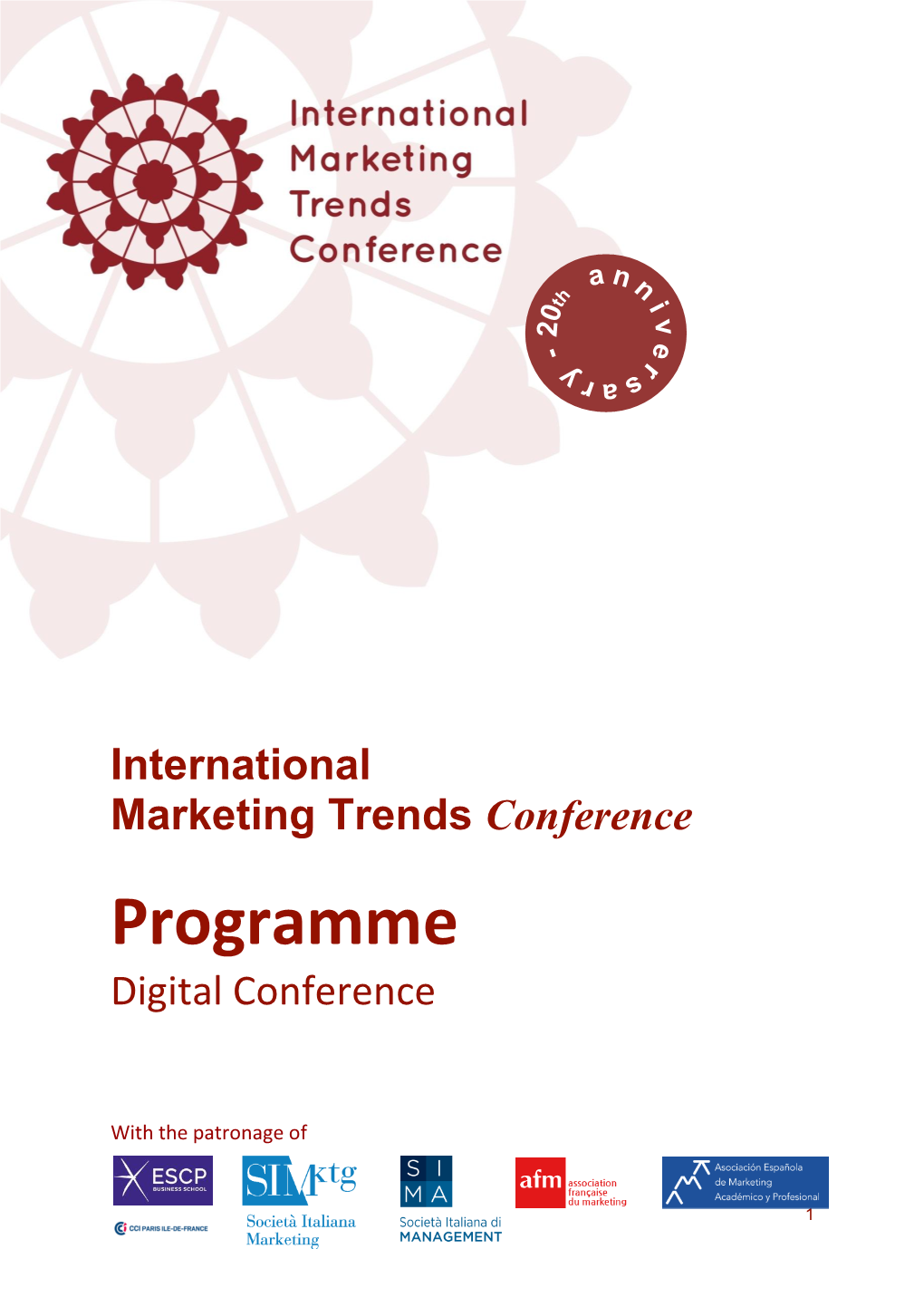 Programme Digital Conference