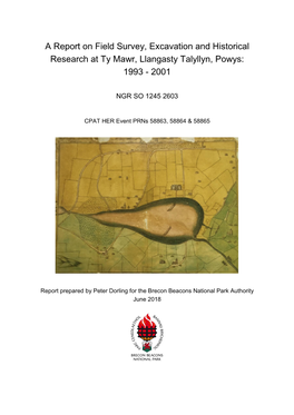 A Report on Field Survey, Excavation and Historical Research at Ty Mawr, Llangasty Talyllyn, Powys: 1993 - 2001