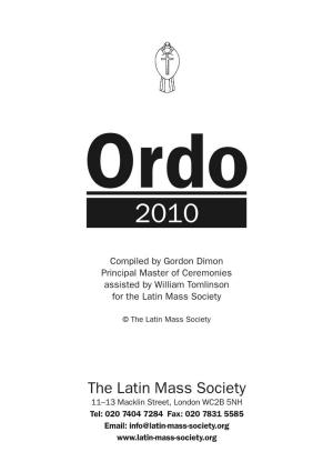 The Latin Mass Society