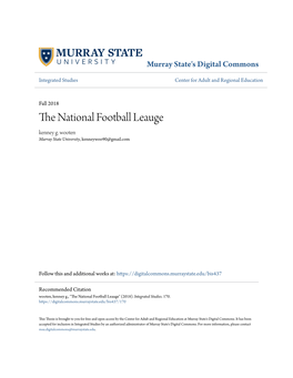 The National Football Leauge