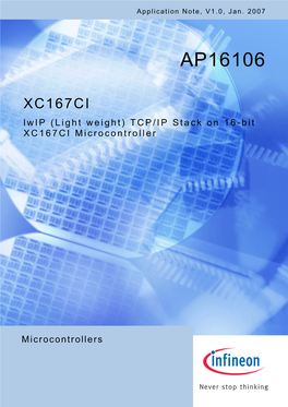 Lwip (Light Weight) TCP/IP Stack on 16-Bit XC167CI Microcontroller